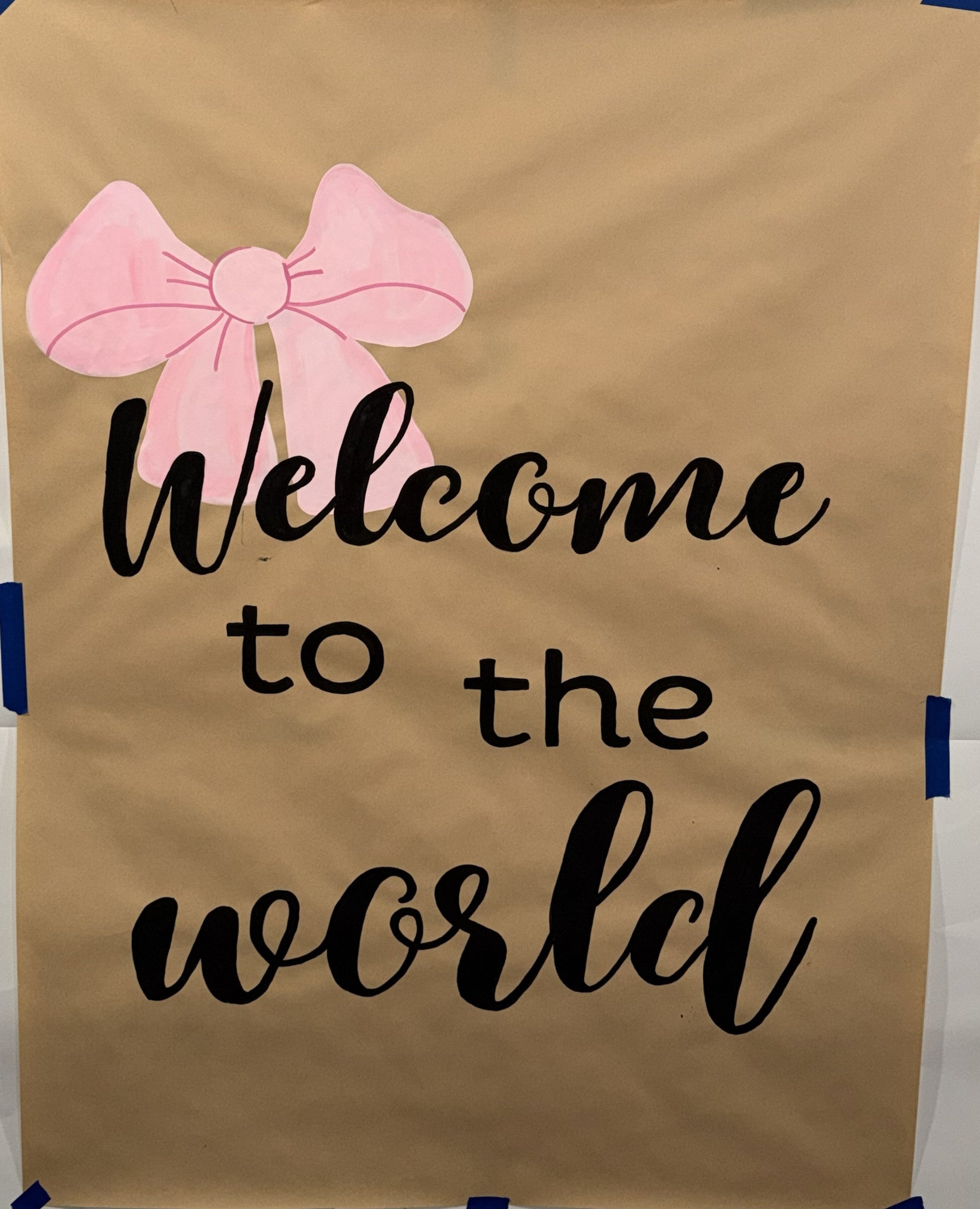 Hand-Painted Banner – 36x36